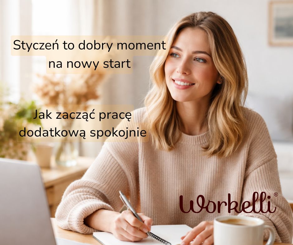 Jak zacząć nowy rok z nową pracą dodatkową na Workelli